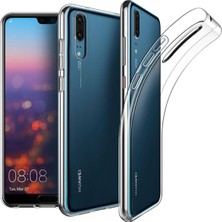 Dijimedia Huawei P20 Kılıf Lüx Şeffaf Silikon