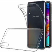 Dijimedia Samsung Galaxy A70 Kılıf Lüx Şeffaf Silikon