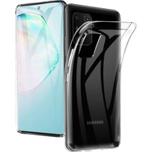 Dijimedia Samsung Galaxy A71 Kılıf Lüx Şeffaf Silikon
