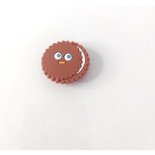 Hd Marketim Silikon Bisküvi 1 Adet Tekli Terlik Süsü Aksesuar