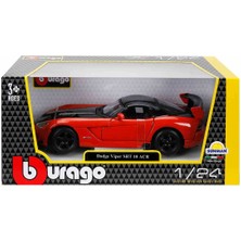 Bburago 1:24 Dodge Viper Srt 10 Acr - Kırmızı