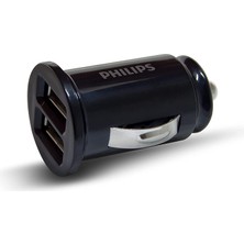 Berlin Shop DLP2554 2 USB Çıkışlı Araç Içi Şarj Cihazı Araçiçi Şarj Cihazı, Siyah