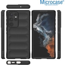 Microcase Samsung Galaxy S22 Ultra Miami Serisi Darbeye Dayanıklı Silikon Kılıf - Lacivert