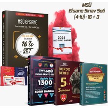 4’lü Efsane Msü Sınav Seti 16+3 (16’lı Efsane Altın Set + Msürehber+ Hedef 1300 Soru Bankası + Msü Bordo Bereli Deneme)
