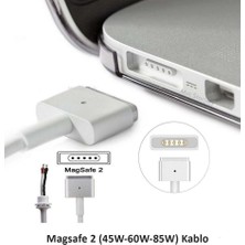 PrimeX Plus Px-Mac2 Apple Macbook A1425 A1435 A1465 A1502 Için 5 Pin T Stili Magsafe 2 Güç Adaptörü Kablosu, Uzunluk: 1, 8 M