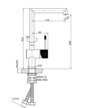 Çeşitli FM-K0311 Krom Mutfak Bataryası FM-K0311