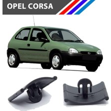 Moda Garage Opel Corsa A-B-C Kaput Izalatör Klipsi 15 Adetli Paket