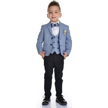 Mnk Baby Yelekli Spor Kesim Erkek Çocuk Damatlık