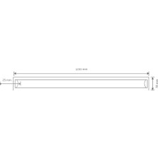 İnoled Led Bant Armatür 120CM 36W/4000K Doğal Beyaz 2907-03