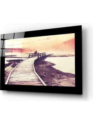 Insigne Rıhtım Cam Tablo - 72X46 cm