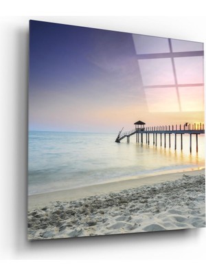 Insigne Rıhtım Cam Tablo - 40X40 cm