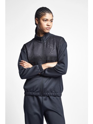 Lescon Siyah Kadın Fermuarlı Üst 22N-2165