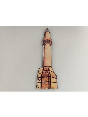 Kara Bilişim Buzdolabı Magneti Kayı Pazarı Kırık Minaresi 10X4CM