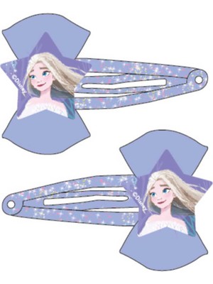 Disney Kız Çocuk Disney Frozen Çıt Çıt 2’li Paket Fiyonklu Forever Toka 44713