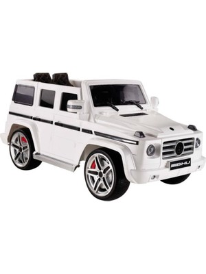 Babyhope Mercedes G65 Amg 439 12V Akülü Jeep - Inci Beyazı