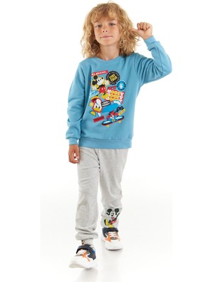 Mickey Mouse Lisanslı Erkek Çocuk Sweatshirt 20068