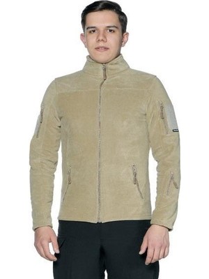 Single Sword Askeri ve Outdoor Erkek&Kadın Taktik Polar Mont-Hırka-Ceket - BEJ-S