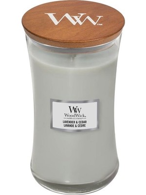 Wood Wick 1666272E Ww Büyük Kavanoz Mum Lavender Cedar