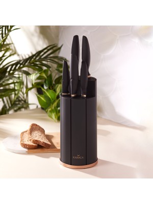 Karaca Proofcut 6 Parça Siyah Bıçak Seti