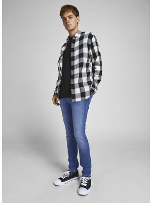 Jack & Jones Düşük Bel Skinny Fit Erkek Denim Pantolon 12185831_JJILIAM Jjorıgınal Sbd 114