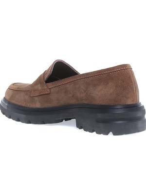 Hush Puppies Süet Tütün Kadın Düz Ayakkabı A43-51