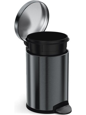 Simplehuman CW2070 Mini Çöp Kutusu 4,5lt Siyah Çelik