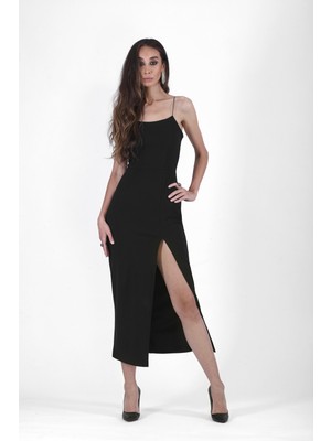 Ecem Alp Long Slit Dress