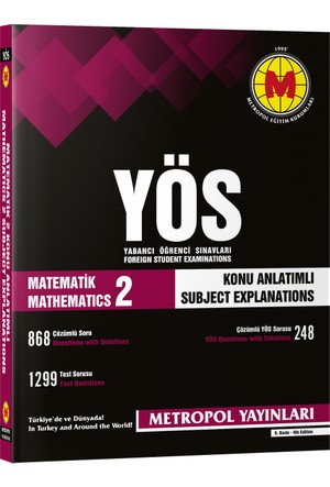 metropol Yös トルコ大学参考書 TR-YOS Geometry Question Bank