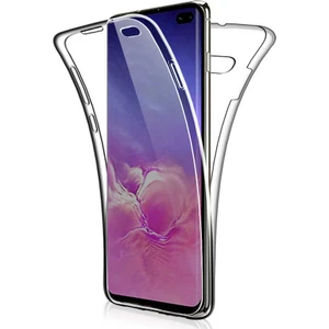 Samsung Galaxy S10E Kılıf Ön Arka 360 Koruma Şeffaf Silikon