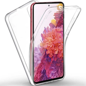 Samsung Galaxy Note 20  Kılıf Ön Arka 360 Koruma Şeffaf Silikon