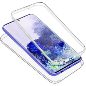 Samsung Galaxy S20 Plus Kılıf Ön Arka 360 Koruma Şeffaf Silikon