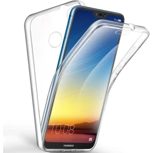Huawei P20 Lite Kılıf Ön Arka 360 Koruma Şeffaf Silikon