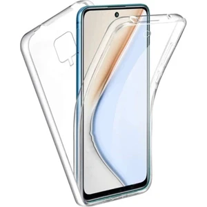 Xiaomi Redmi Note 9s Kılıf Ön Arka 360 Koruma Şeffaf Silikon