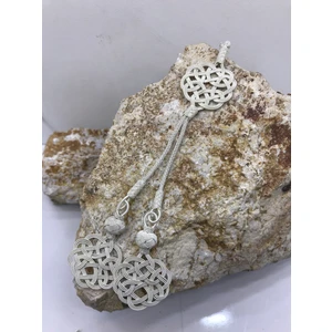 Aşk Düğümü İkili Gümüş Püskül