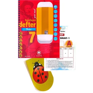 Çanta Yayınları 7.Sınıf Türkçe Defter-Yeni-(Aydın Yay Deneme+Kitap Ayracı  )
