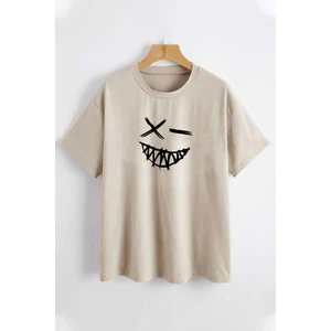 Emoji Baskılı Tasarım T-Shirt
