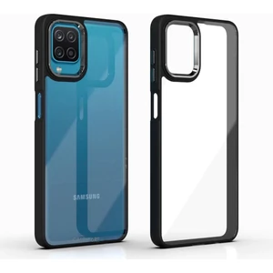 M.TK Moveteck M33 Kılıf Kamera Çıkıntılı Metalik Parlak Renkli Lens Çerçeveli Şeffaf Silikon