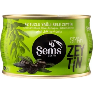 Şems Zeytin Şems Siyah Zeytin 351-380 Kalibre 300GR