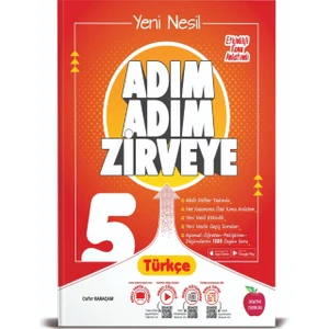 Newton Yayınları 5. Sınıf Türkçe Adım Adım Zirveye Soru Bankası (Ciltli)