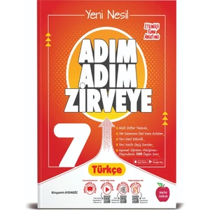 Newton Yayınları 7. Sınıf Türkçe Adım Adım Zirveye Soru Bankası (Ciltli)
