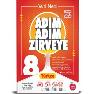 Newton Yayınları 8. Sınıf Türkçe Adım Adım Zirveye Soru Bankası (Ciltli)