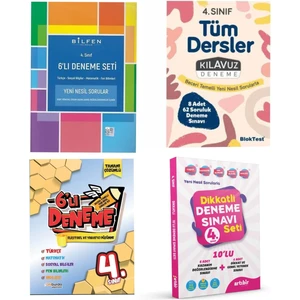 Bilfen Yayınları 4. Sınıf Deneme Seti 4 Paket