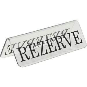 Soylu Pleksi Rezerve Şeffaf (15X5 Cm) - 10 Adet