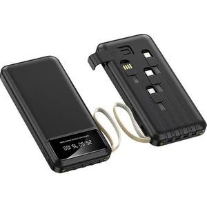 10.000 Mah Powerbank Hızlı Şarj Özellikli 4 Çıkışlı Siyah TRM-1011