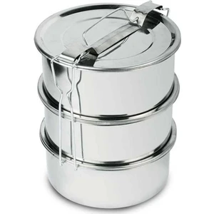 Sefer Tası 3'lü Paslanmaz Çelik 2-3 Kişilik 15X6 cm 2 No