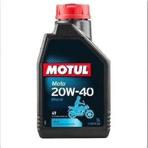 20W/40 Mineral Motosiklet Yağı 1 Litre 4 Zamanlı Motorlar İçin Yüksek Yağlama Özelliği