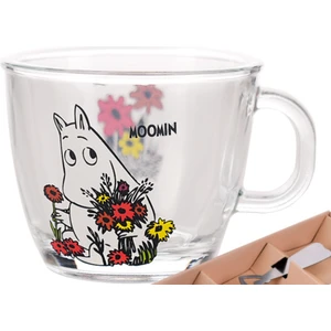 210 ml Yaratıcı Sevimli Moomin Cam Kupalar Kupası Düğün Kapak ile Su Süt Çay Cam Kahve Kupa Moomin Karikatür Çocuklar Için Evler Bira Steins Şeffaf (Yurt Dışından)