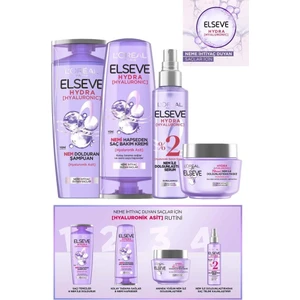L'Oréal Paris Elseve Hydra [hyaluronic] Nem ile Dolgunlaştıran Saç Bakım Seti