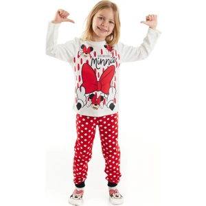 Minnie Mouse Lisanslı Kız Çocuk Pijama Takımı 20240