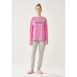 Lila Pijama Takımı
